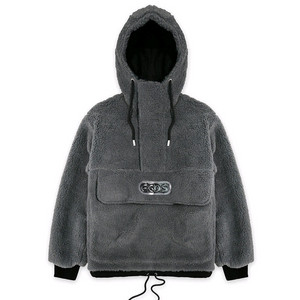 GCDS 포켓 퍼 뽀글이 아노락 후드 자켓