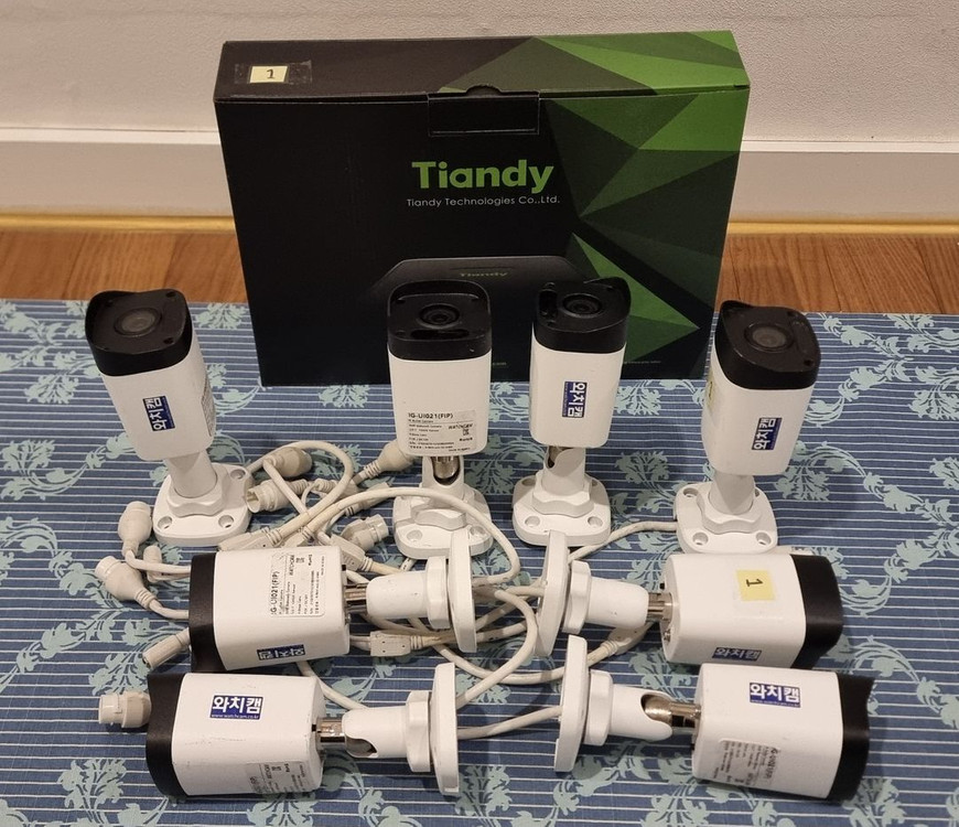 FHD IP CCTV 8대 + 8채널 NVR 풀세트--4