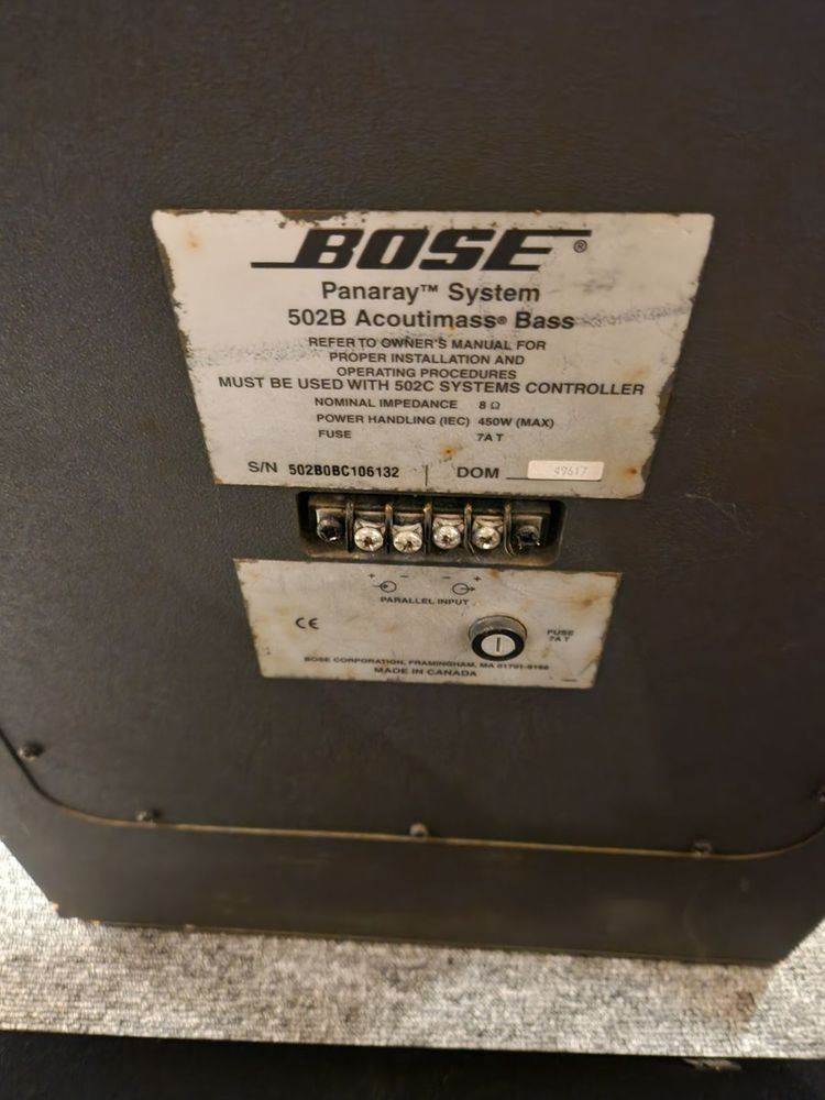 대폭인하]보스 802-3 스피커, 보스 502B 서브우퍼, 보스 SS-10 스탠드 판매 이미지