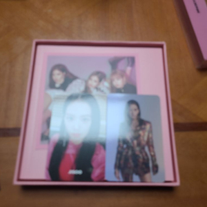 [상태최상/풀셋] 블랙핑크 Square Up Pink Ver. 지수 일반+셀카 포카 포함 이미지