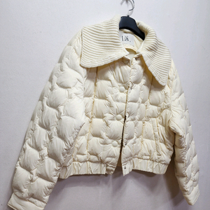 데일리룩 쇼핑몰 니트카라 구스패딩