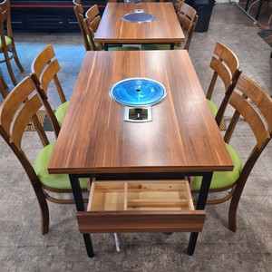 181번 도시가스 로스터테이블 가스버너 가스렌지 식당 식탁 업소용 화로 로스타 화구테이블