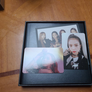 [상태최상/풀셋] 블랙핑크 Square Up Black Ver. 지수 셀카+로제 포카 포함 이미지