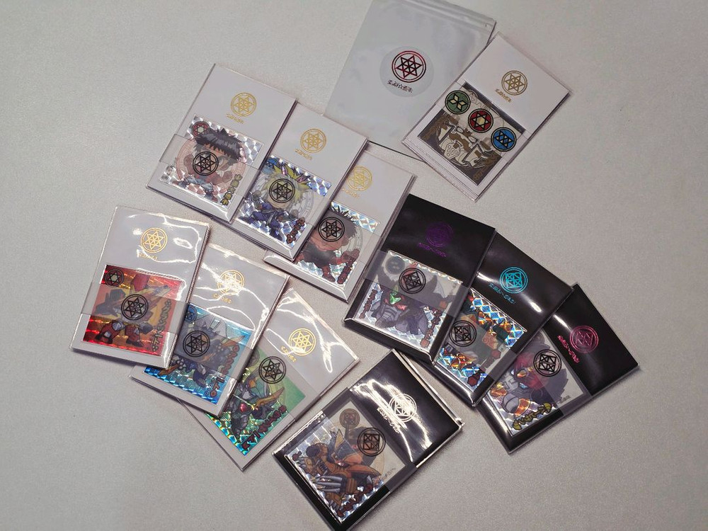 그랑죠 홀로그램 카드 커스텀 굿즈 마동왕 포세이돈 피닉스 이미지