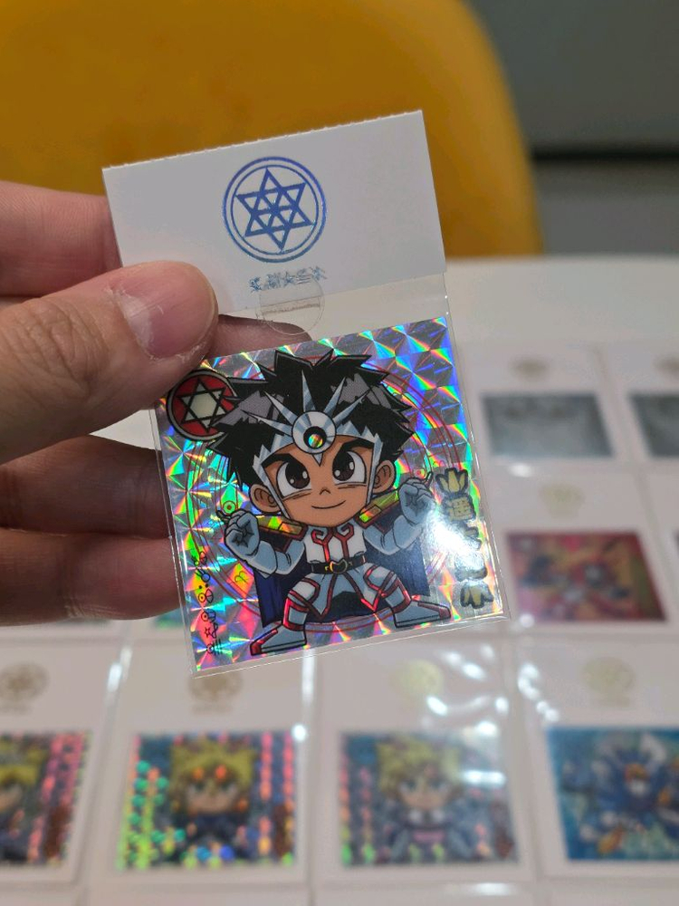 그랑죠 홀로그램 카드 커스텀 굿즈 마동왕 포세이돈 피닉스 이미지