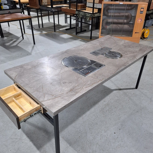 176번 부탄가스 로스타테이블 고기집테이블 식당 가스렌지 부탄레인지 브루스타 업소용식탁