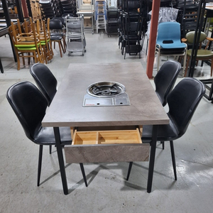 174번 식당용 부탄렌지 로스터테이블 가스레인지 버너식탁 업소용 부탄가스 불판테이블