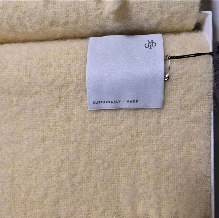 매드고트 mdgt 청키 스카프 솔리드 레몬--2