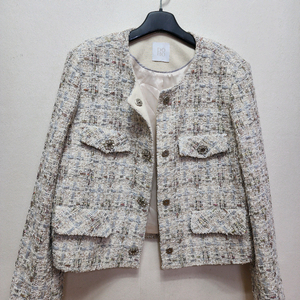 23년 도호 울 블렌드 글리터링 트위드자켓