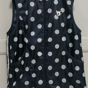 WAAC 여성 도트 바람막이 조끼(새상품급)