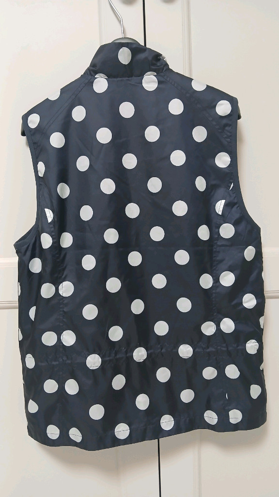 WAAC 여성 도트 바람막이 조끼(새상품급)--5