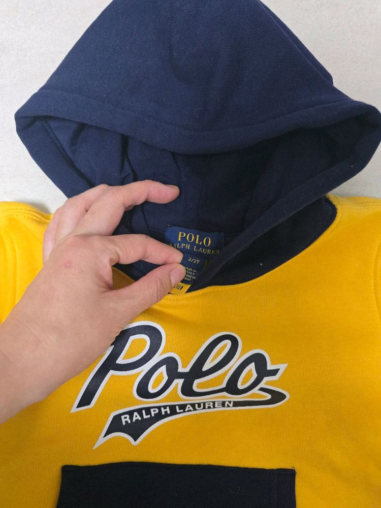 폴로 랄프로렌 키즈 후드티 상하의 2T 일괄--3