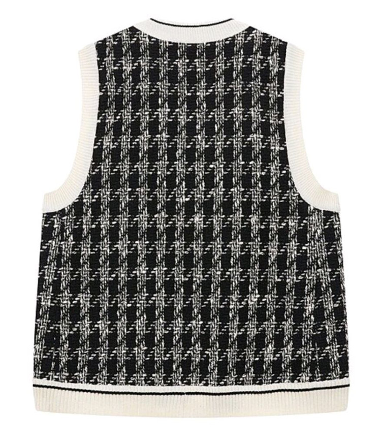 [새상품]보브(VOV) 모던 트위드 베스트(가격인하)--2