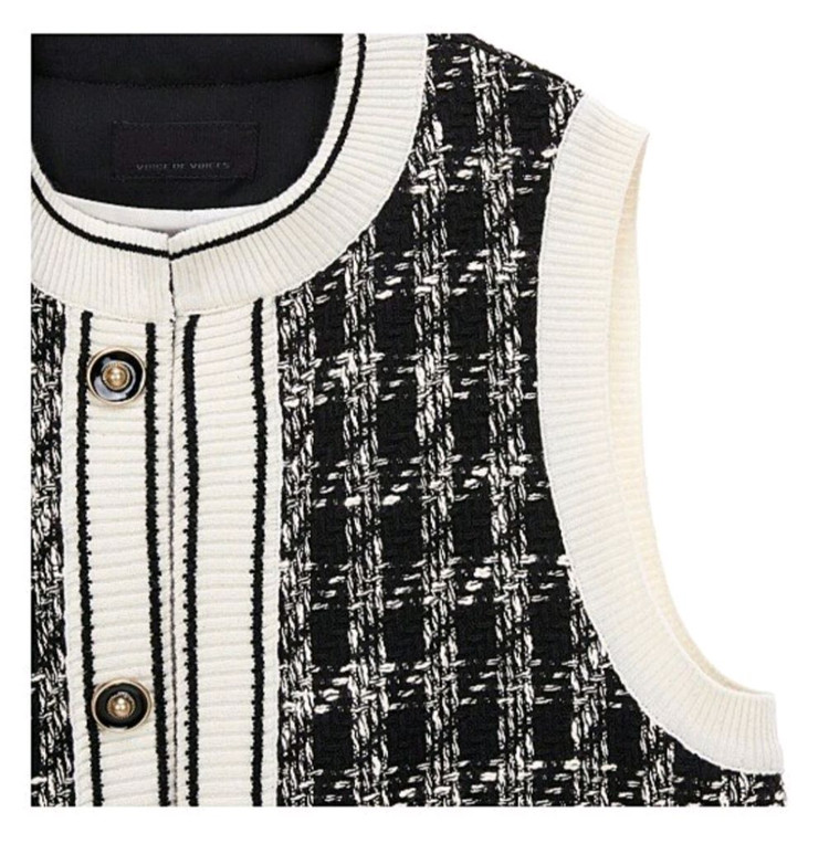 [새상품]보브(VOV) 모던 트위드 베스트(가격인하)--4