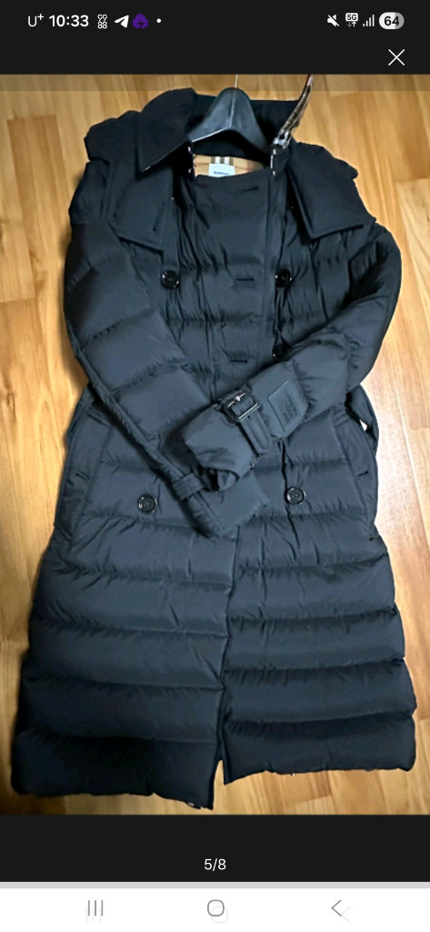 버버리 아니스톤 롱패딩 이미지