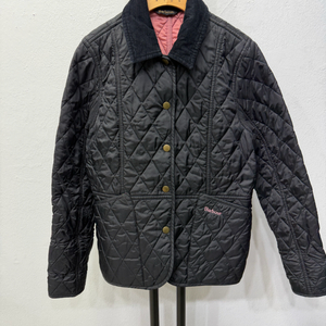 정품) BARBOUR 바버 주니어 키즈 퀼팅 자켓 블랙 10-11Y