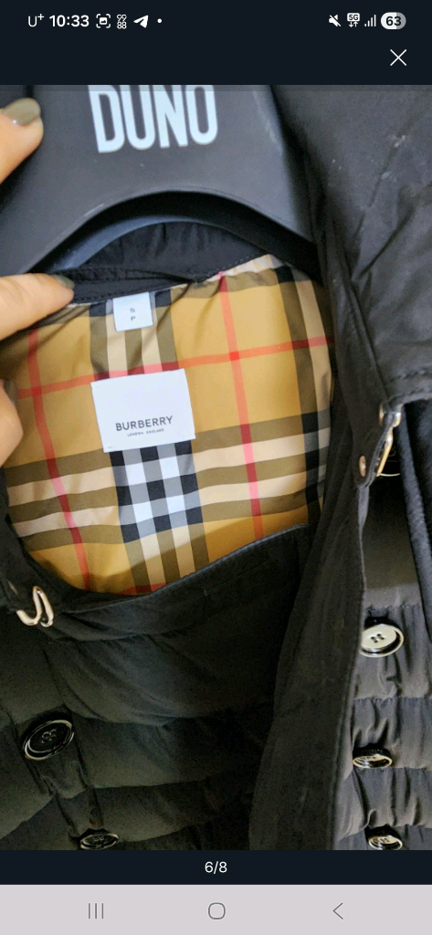 버버리 아니스톤 롱패딩 이미지