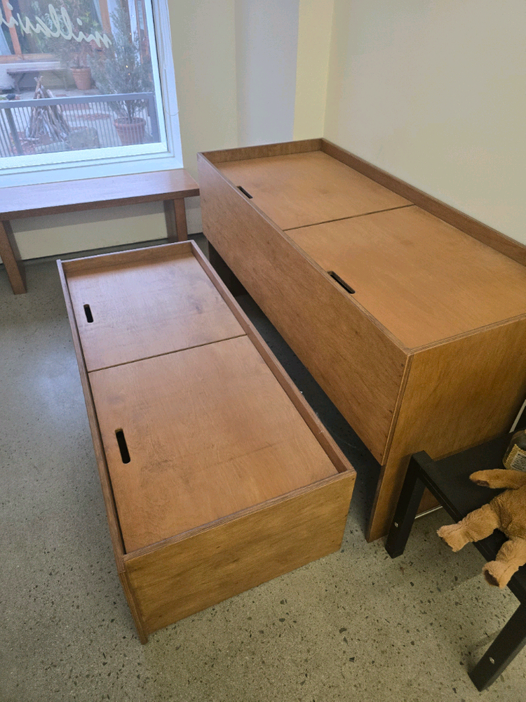 목공방 제작 원목 2단 슬라이딩 수납장 (대구)--0