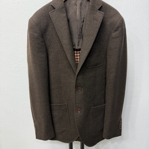 정품) 에스티듀퐁 이태리 브라운 남성 울자켓 46