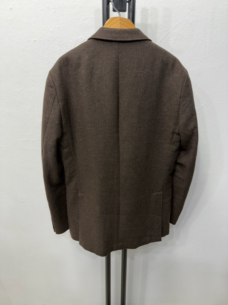 정품) 에스티듀퐁 이태리 브라운 남성 울자켓 46--3
