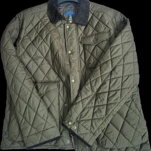 폴로 코듀로이 퀼팅 자켓 xl 다크브라운 이미지