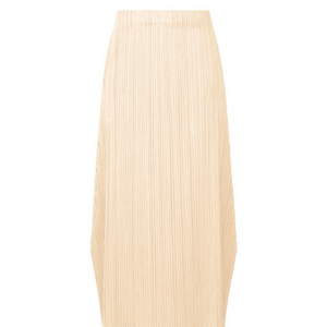 플리츠플리즈 12월 먼슬리 스커트 오프화이트