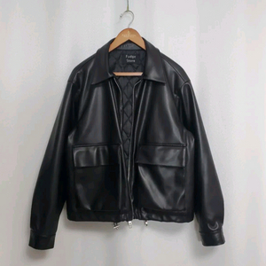 라퍼지스토어 버핑레더 패딩자켓 남성95 여성100