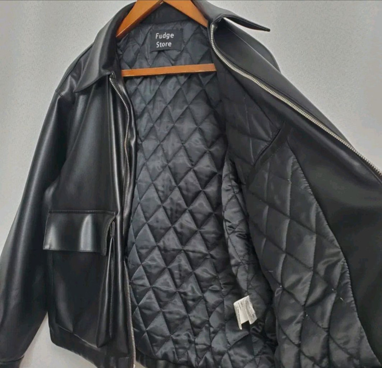 라퍼지스토어 버핑레더 패딩자켓 남성95 여성100--5