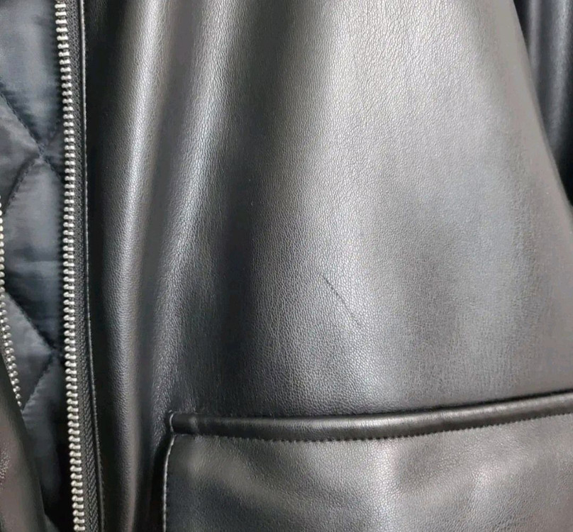 라퍼지스토어 버핑레더 패딩자켓 남성95 여성100--8