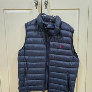 [L] 폴로 경량패딩 조끼 네이비
