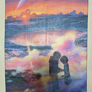 너의 이름은 스즈메 쉬폰 포스터 일괄 판매 문단속 펀딩 굿즈 이미지