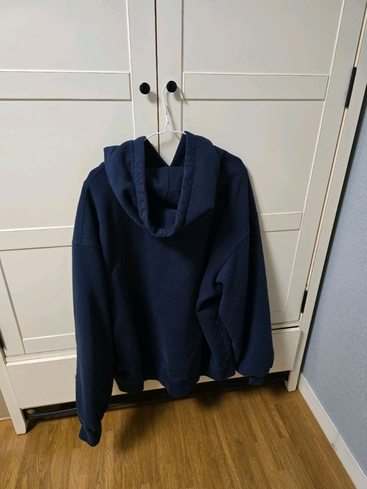 [XL] 25ss 슈프림 S 후드 네이비--1