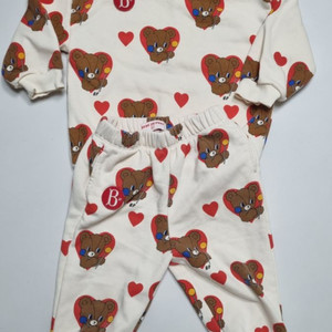 베베드피노 하트바바 상의100 하의90 셋업