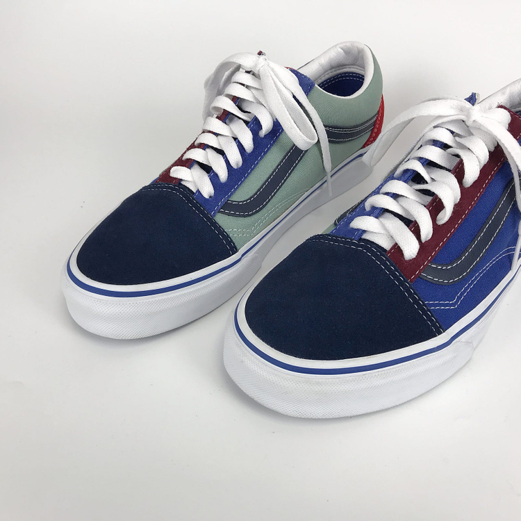 반스 vans 블루 레드 올드스쿨 스니커즈 신발 남성270--2