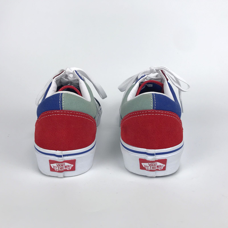 반스 vans 블루 레드 올드스쿨 스니커즈 신발 남성270--4