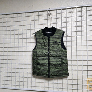 뉴발란스(양면/밀리터리형)패딩조끼(아동130)