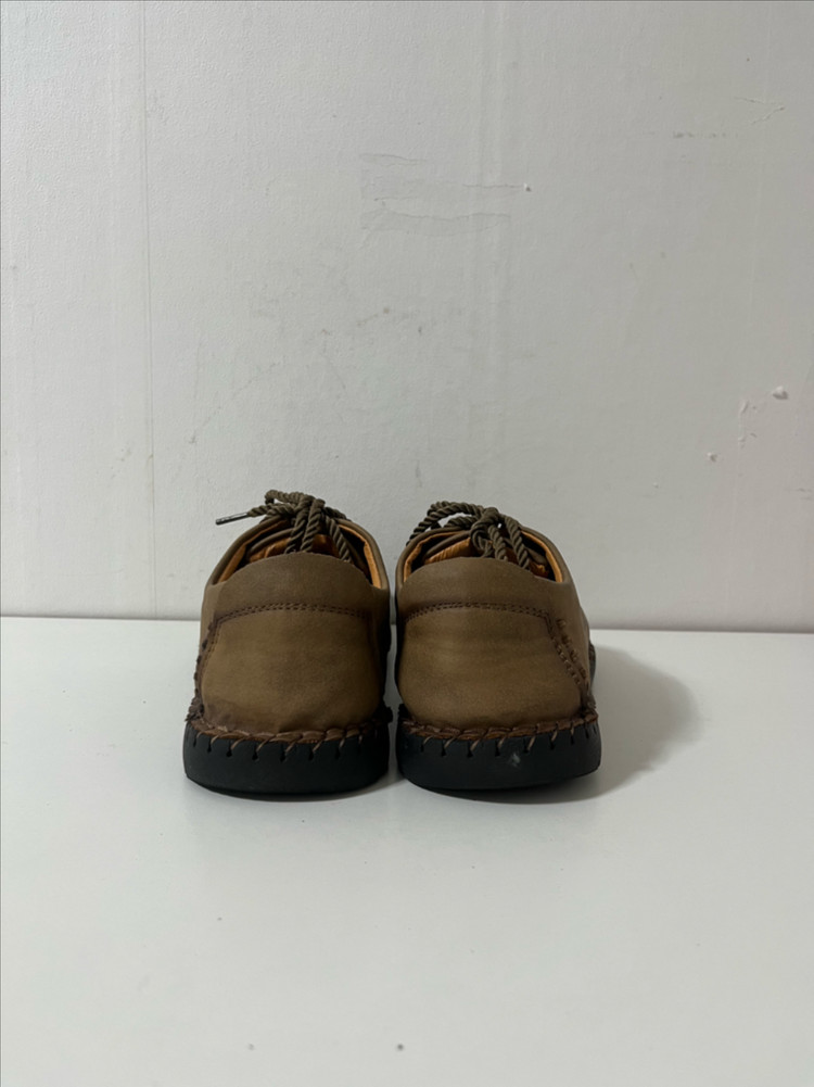 260-265 브라운 핸드메이드 빈티지 슈즈--1