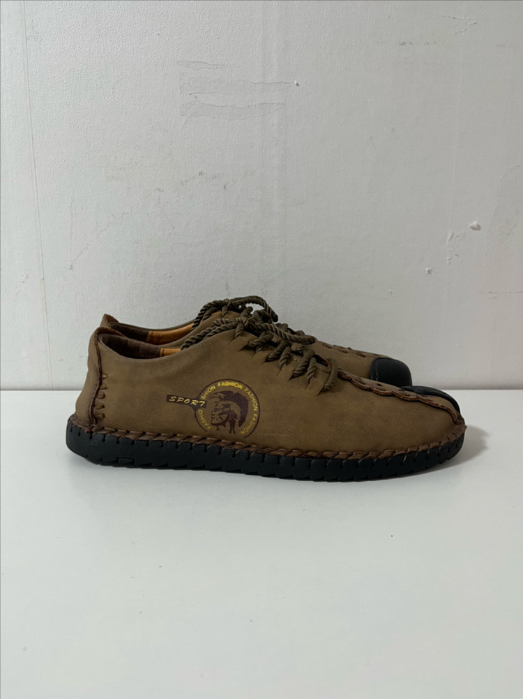 260-265 브라운 핸드메이드 빈티지 슈즈--3