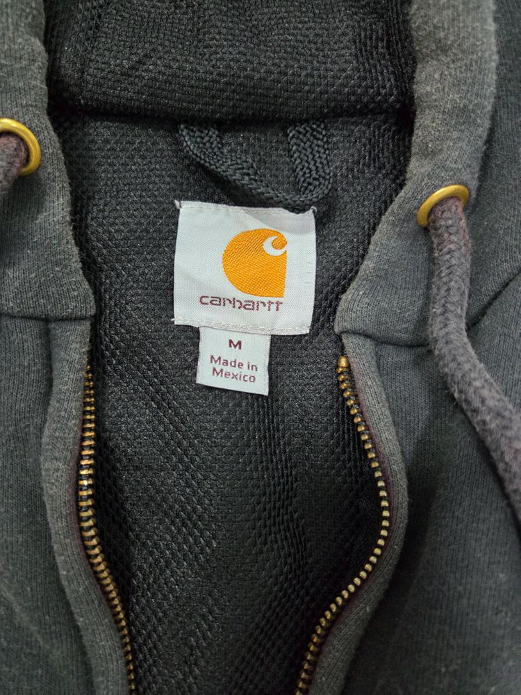 칼하트 써멀 후드집업 차콜--3