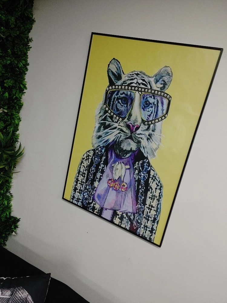 구찌 풍 호랑이그림 인테리어액자 대형그림 그림액자 팜 이미지