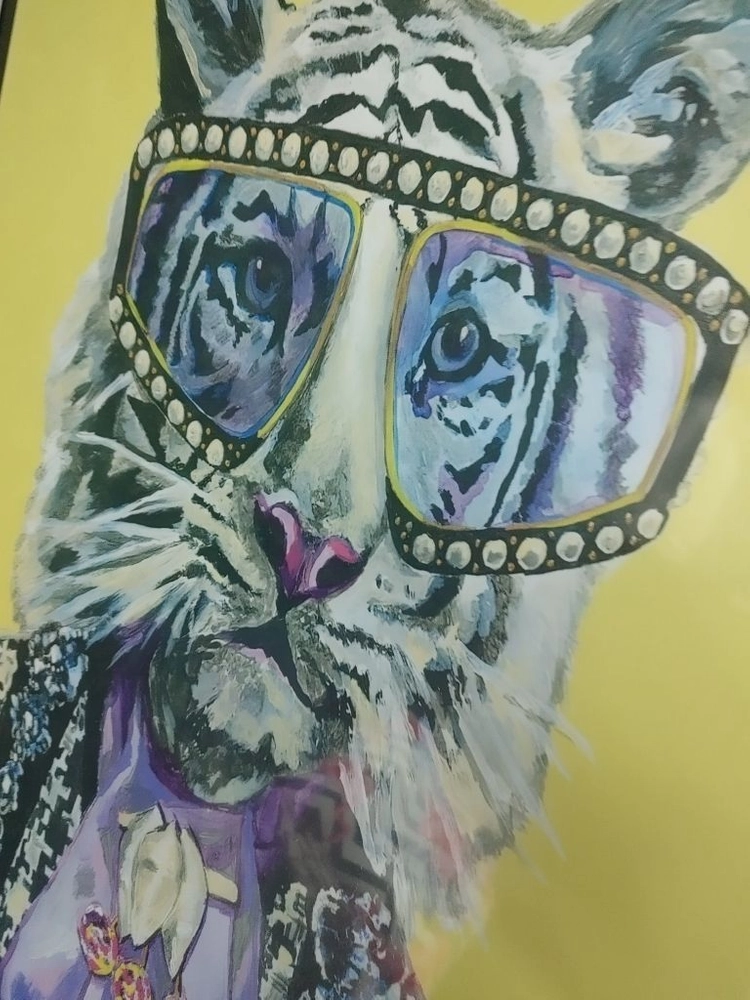 구찌 풍 호랑이그림 인테리어액자 대형그림 그림액자 팜 이미지