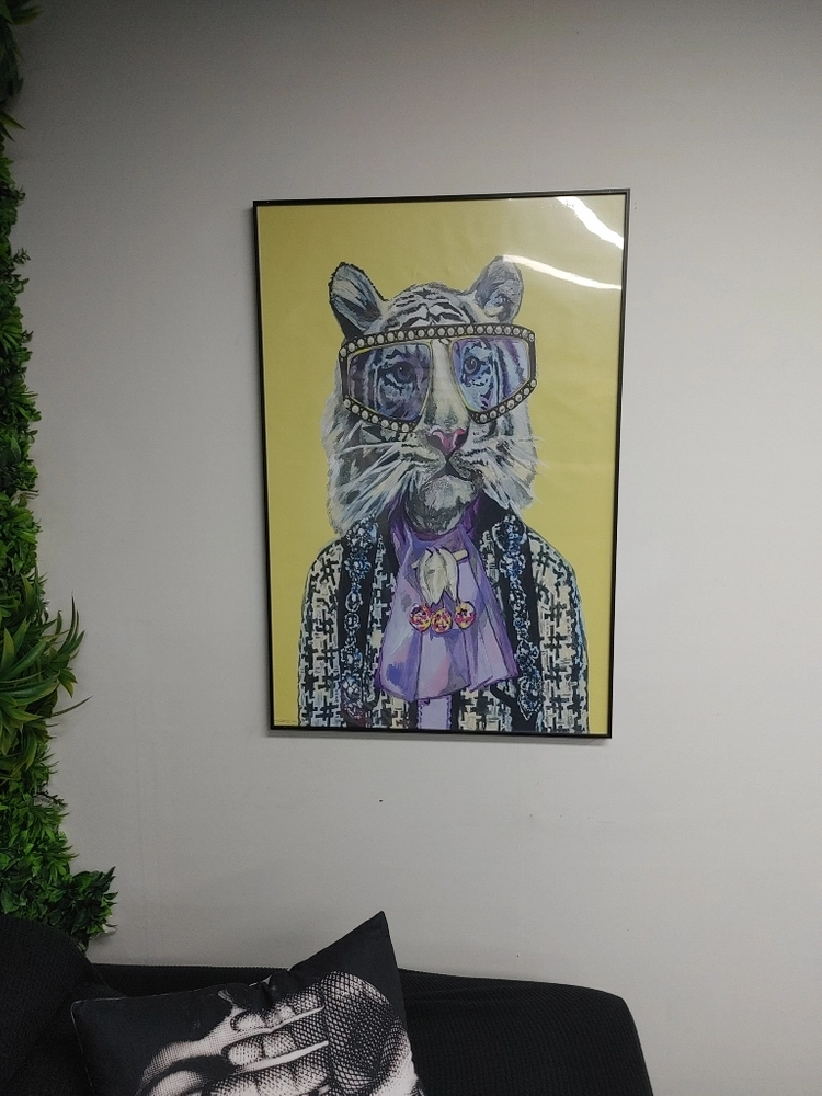 구찌 풍 호랑이그림 인테리어액자 대형그림 그림액자 팜 이미지