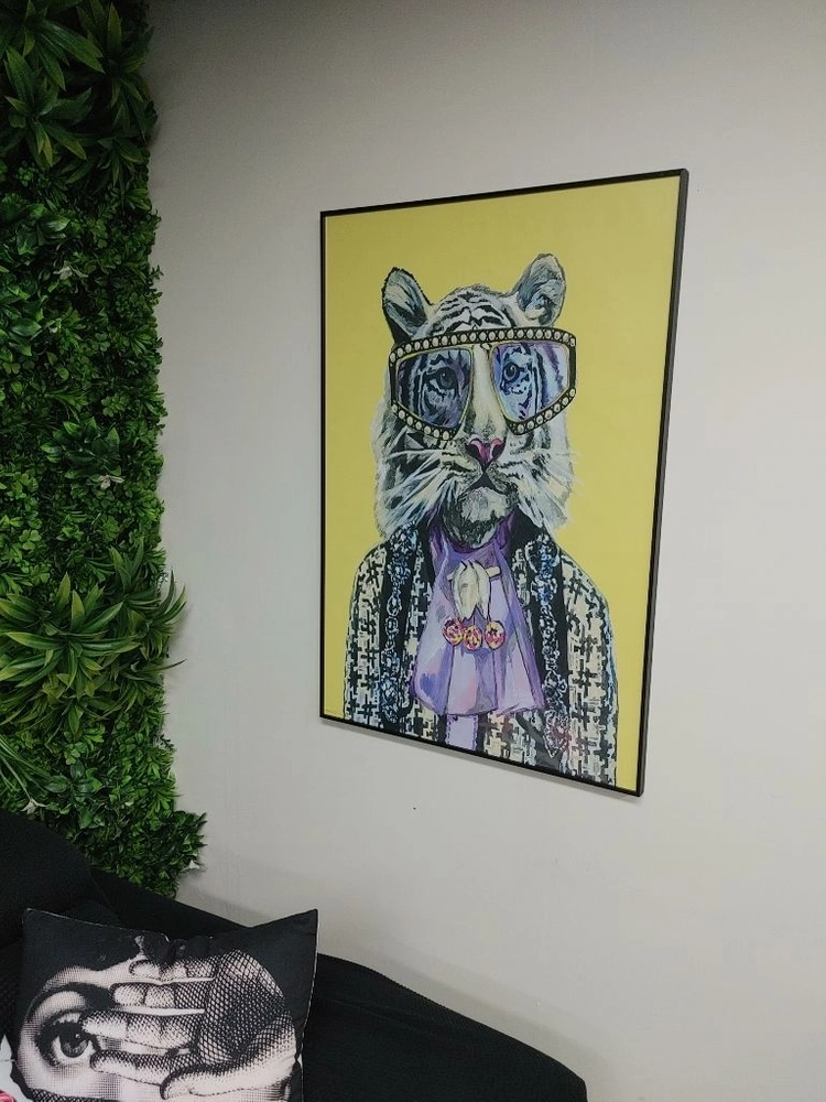 구찌 풍 호랑이그림 인테리어액자 대형그림 그림액자 팜 이미지