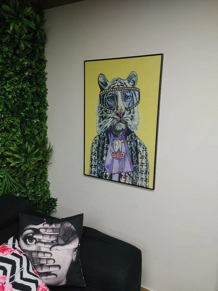 구찌 풍 호랑이그림 인테리어액자 대형그림 그림액자 팜 이미지