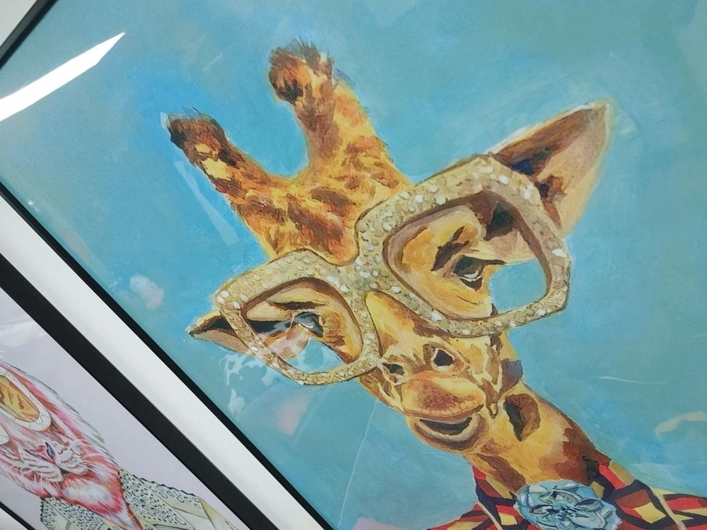구찌 풍 기린그림 호랑이그림 그림 액자 인테리어 소품 이미지