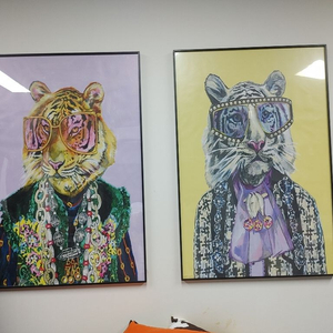 구찌 풍 호랑이그림 호랑이액자 인테리어액자 그림 액자 이미지