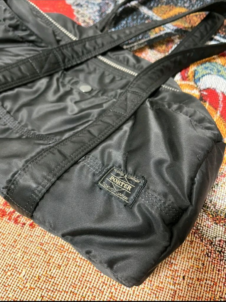 요시다포터 탱커 더플백 블랙 L--1