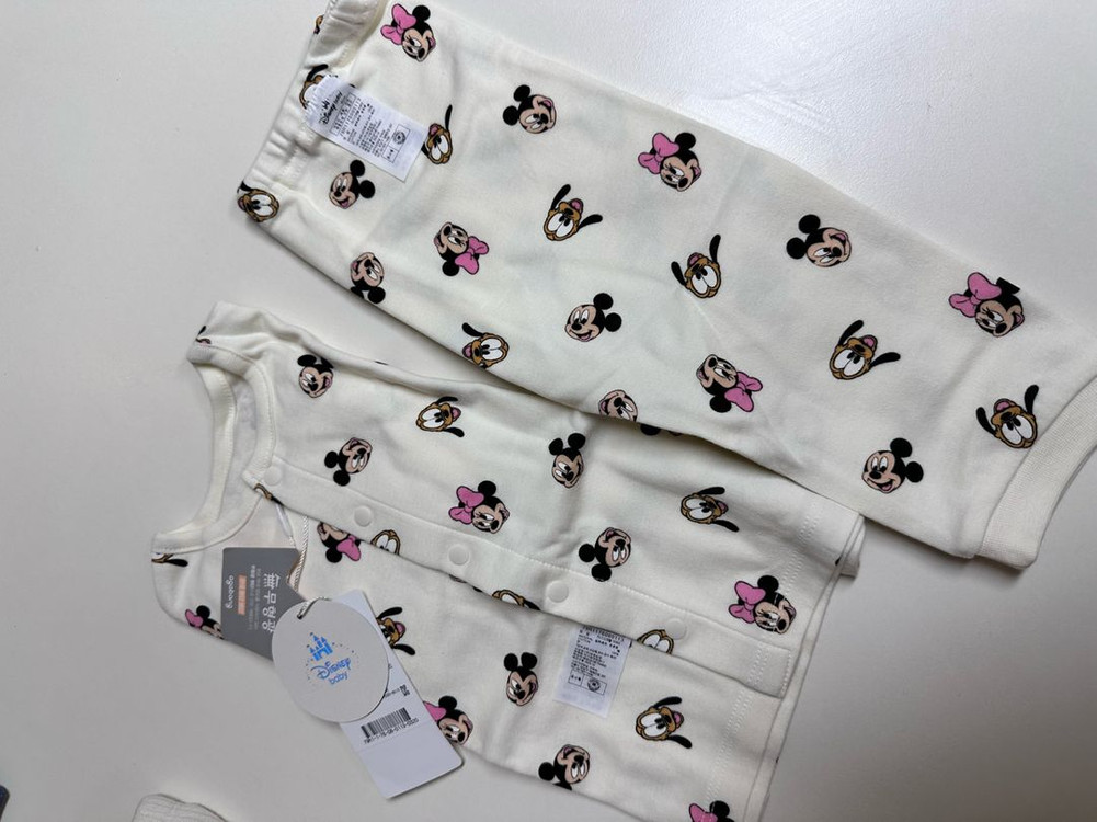 돌 전후 실내복 디즈니베이비 오픈내의 75(쌍둥이가능,새제품)--2