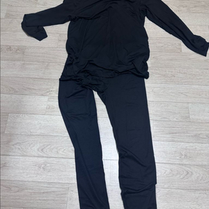 (L,M) 유니클로 히트텍 내복 상하의 블랙