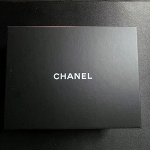 샤넬 캐비어 카드지갑 네이비 금장